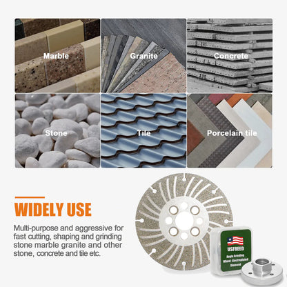 ⏳Sconto del 50% per un periodo limitato💥Mola angolare diamantata zincata