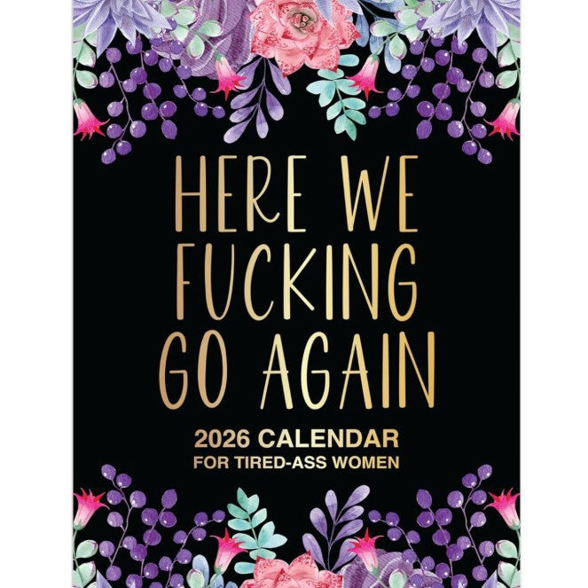 📅Kalender für verrückte Frauen, 12-Monats-Wandkalender, geeignet fürs Homeoffice, ein witziges und originelles Geschenk