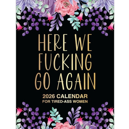 📅Kalender für verrückte Frauen, 12-Monats-Wandkalender, geeignet fürs Homeoffice, ein witziges und originelles Geschenk