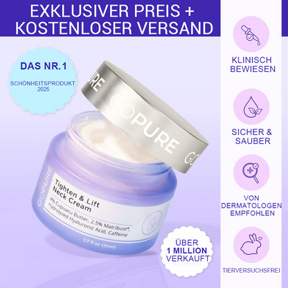 [GOPure offiziell] Halscreme – Straffende Lifting-Creme für schlaffe Haut