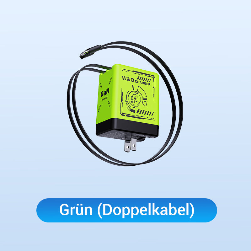 USB-C Schnellladestation mit einziehbarem Kabel – Universell einsetzbar