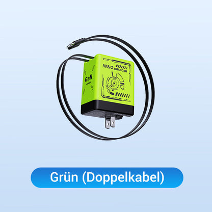 USB-C Schnellladestation mit einziehbarem Kabel – Universell einsetzbar