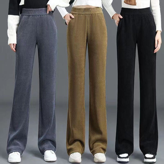 🚶👖Neue Slim Fit Damenhose mit breitem Gummibund🍁New für den Herbst✨