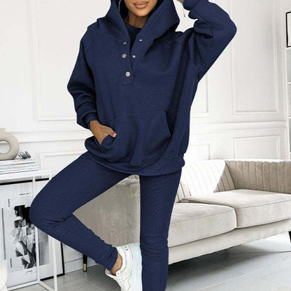 ⏳Begrenzte Zeit 50% Rabatt⏰Lässiger und bequemer Sweatshirt-Anzug mit Kapuze