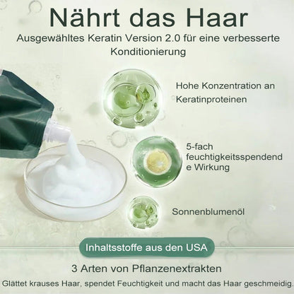 Peptid-Keratin-Feuchtigkeitspflege Glättende Spülung