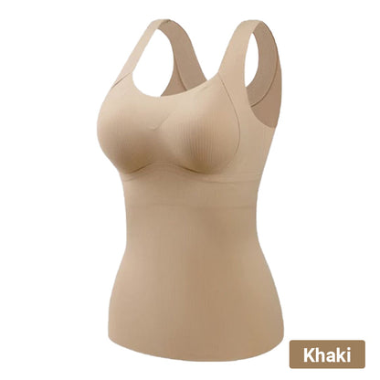🔥💐Thermo-Tanktops mit U-Ausschnitt und integriertem BH für Damen