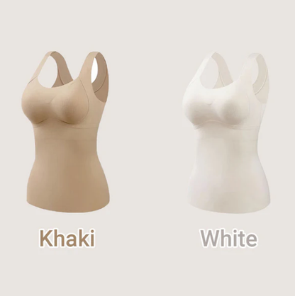 🔥💐Thermo-Tanktops mit U-Ausschnitt und integriertem BH für Damen