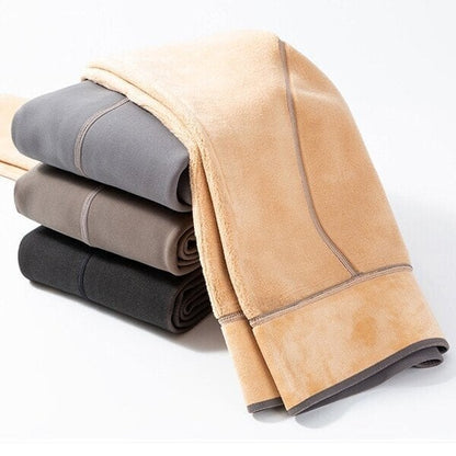 Warme, elastische Strumpfhose mit Kunst plüschfutter