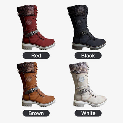 ❄️Winterschlussverkauf 60% RABATT🎁Wasserdichte Knie-Schneestiefel für Damen