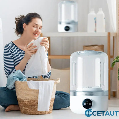 🔥Heißer Verkauf 50%🔥🎒Tragbare wiederaufladbare Mini-Waschmaschine für Unterwäsche