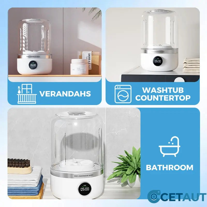 🔥Heißer Verkauf 50%🔥🎒Tragbare wiederaufladbare Mini-Waschmaschine für Unterwäsche