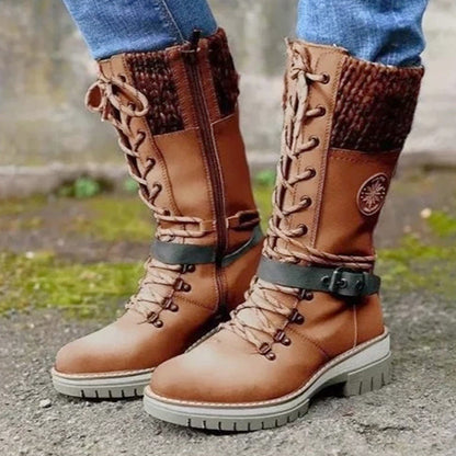 ❄️👢Winterschlussverkauf 50% RABATT🎁Wasserdichte Knie-Schneestiefel für Damen