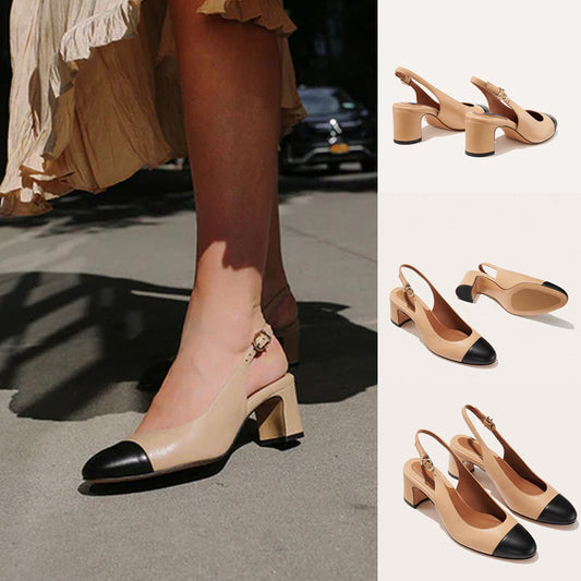 Klassische Slingpumps mit runder Spitze für Damen