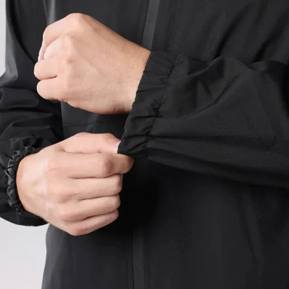 Einfarbige Outdoor-Sportjacke für Herren