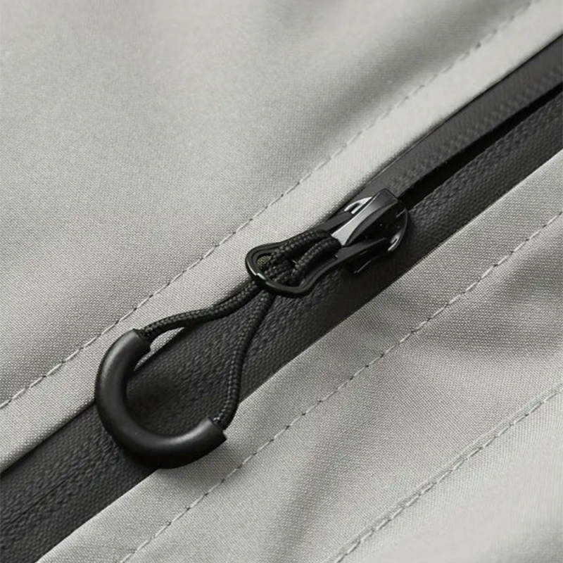 Einfarbige Outdoor-Sportjacke für Herren