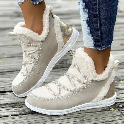 🔥Begrenzte Stückzahl verfügbar 50 % Rabatt🔥Bequeme, lässige Damen-Schneestiefel in halber Wadenlänge