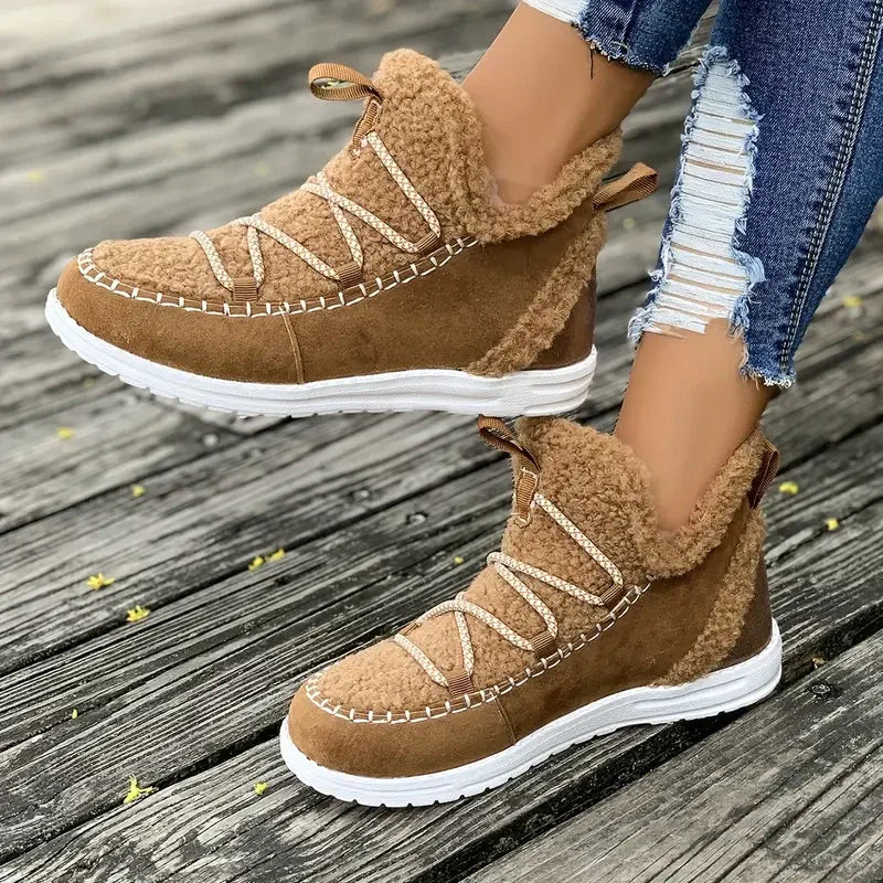 🔥Begrenzte Stückzahl verfügbar 50 % Rabatt🔥Bequeme, lässige Damen-Schneestiefel in halber Wadenlänge