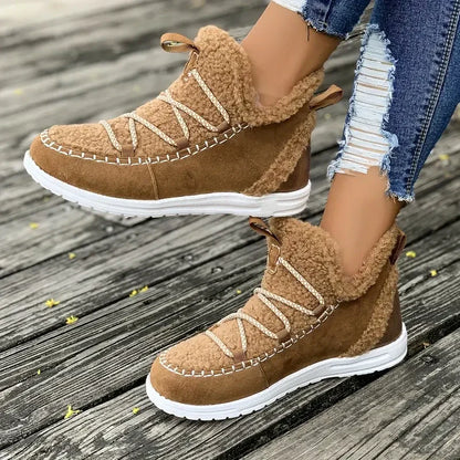 🔥Begrenzte Stückzahl verfügbar 50 % Rabatt🔥Bequeme, lässige Damen-Schneestiefel in halber Wadenlänge
