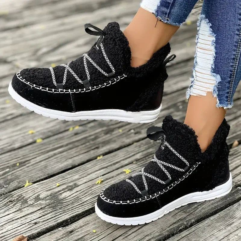 🔥Begrenzte Stückzahl verfügbar 50 % Rabatt🔥Bequeme, lässige Damen-Schneestiefel in halber Wadenlänge