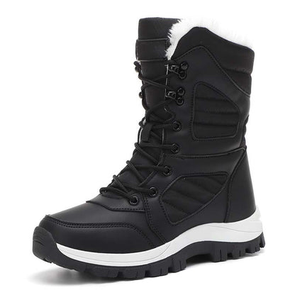 🔥Begrenzte Stückzahl verfügbar 50% Rabatt🔥Warme, knöchelhohe Schneestiefel zum Schnüren für Damen