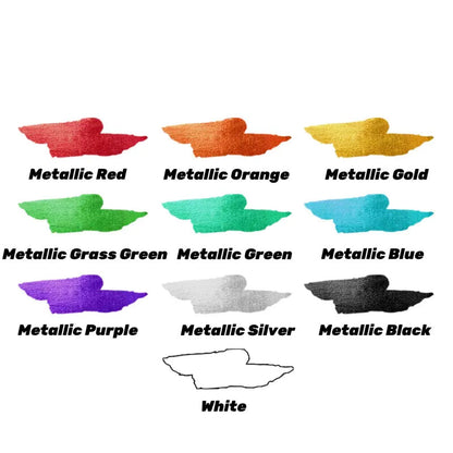 💥Set temporärer Tattoo-Marker – 10-farbige Körperkunststifte🌈