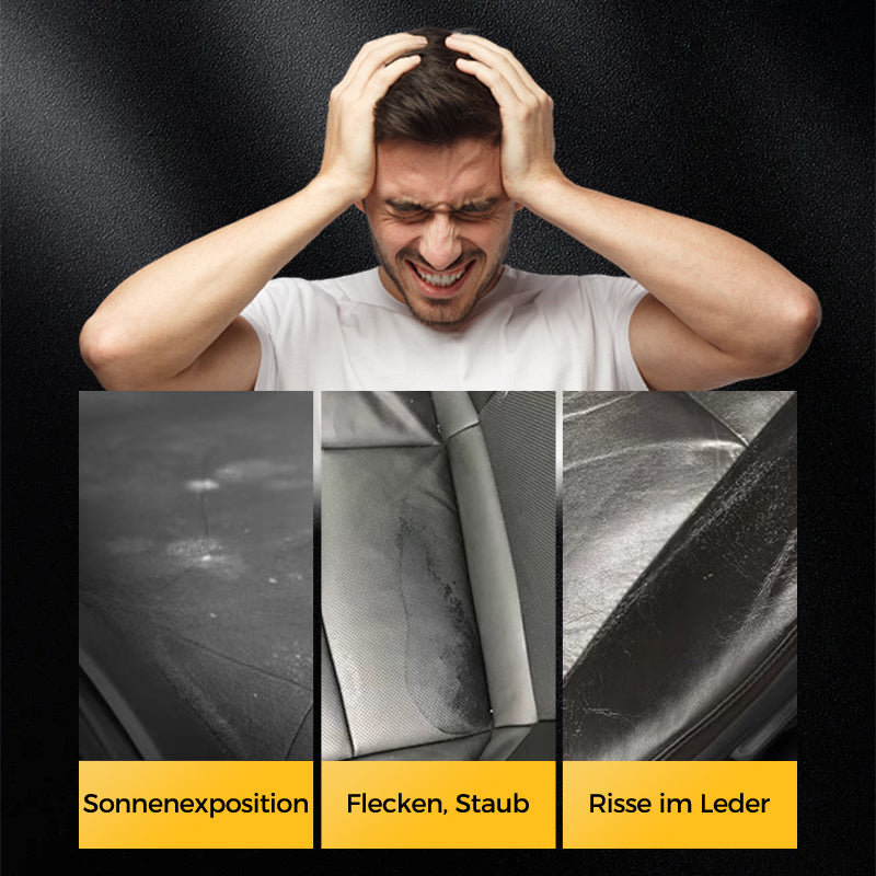🧼 KAUFEN 3 ERHALTEN 2! ✨ Reinigungs- & Pflegecreme für Leder - Tiefenreinigung mit Natürlichen Ölen für Möbel, Autositze & Accessoires 🛋️🌟