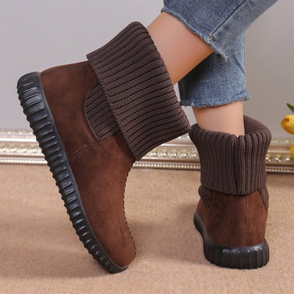 Warme Slip-On-Stiefeletten für Damen