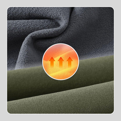 Winddichte, wasserdichte, warme Wanderhose mit elastischem Bund