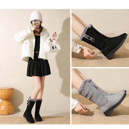 💖 💖Zeitlich begrenztes Angebot – 50 % Rabatt💥💥Damen modische wadenhohe Schneestiefel
