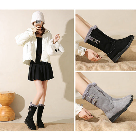 💖 💖Zeitlich begrenztes Angebot – 50 % Rabatt💥💥Damen modische wadenhohe Schneestiefel