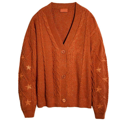 🚀Versandkostenfrei🚀Strickjacke mit Knöpfen für Damen