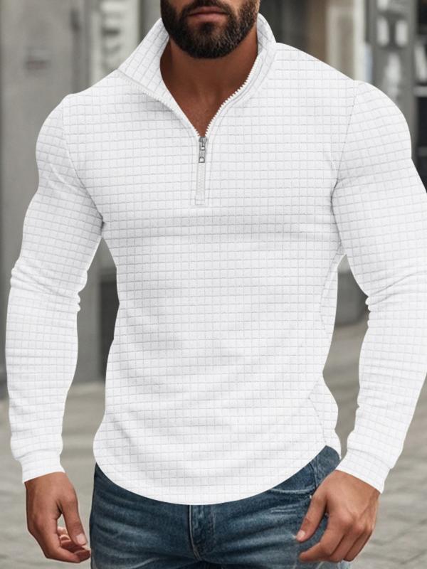 💖 💖Zeitlich begrenztes Angebot – 50 % Rabatt💥💥Herren Sweatshirt mit Stehkragen, Halbzip und Langarm