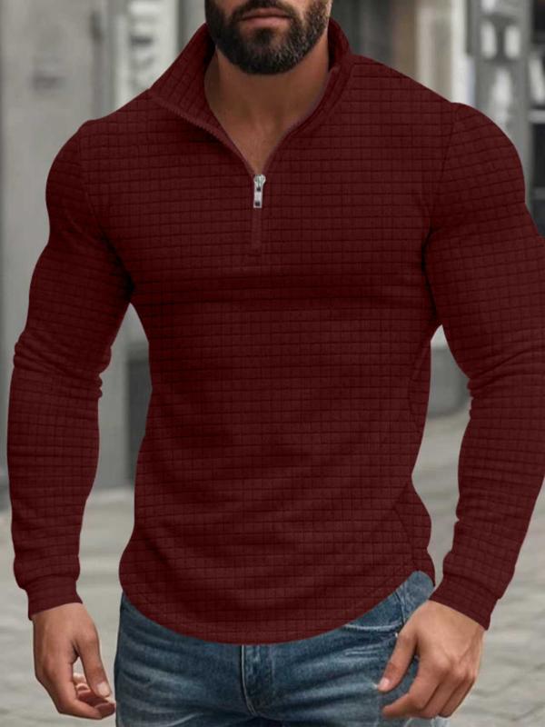 💖 💖Zeitlich begrenztes Angebot – 50 % Rabatt💥💥Herren Sweatshirt mit Stehkragen, Halbzip und Langarm