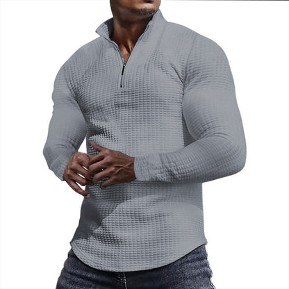 💖 💖Zeitlich begrenztes Angebot – 50 % Rabatt💥💥Herren Sweatshirt mit Stehkragen, Halbzip und Langarm