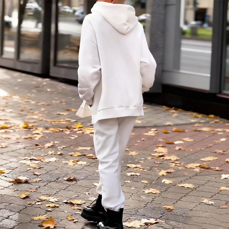 Damen-Set: Sweatshirt mit Kapuze in großen Größen & Jogginghose