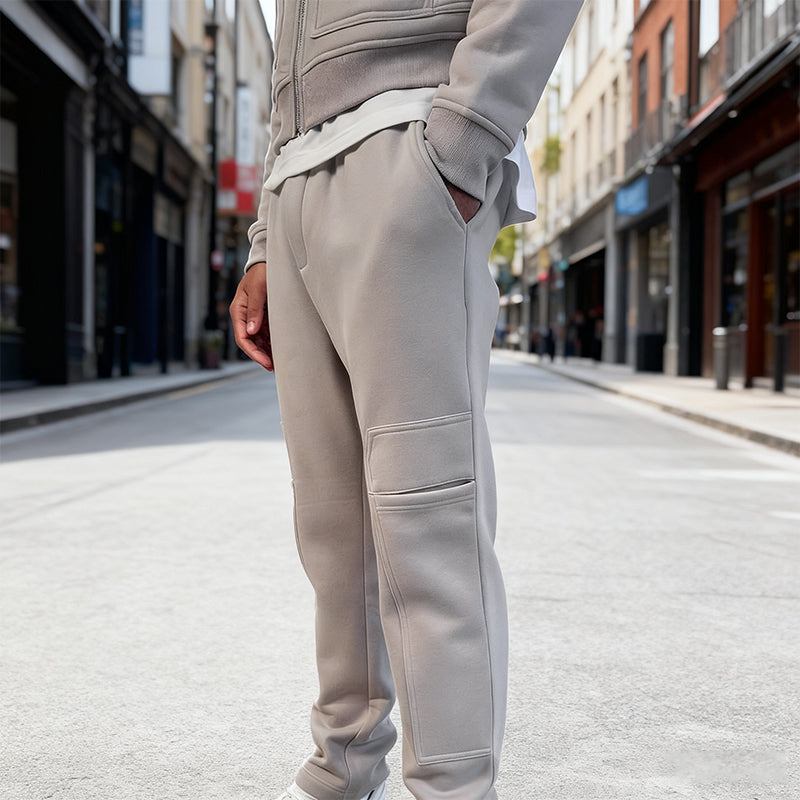 Herren-Trainingsanzug: Carpenter-Hoodie mit Reißverschluss & Jogginghose