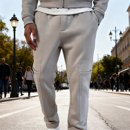 Herren-Trainingsanzug: Carpenter-Hoodie mit Reißverschluss & Jogginghose