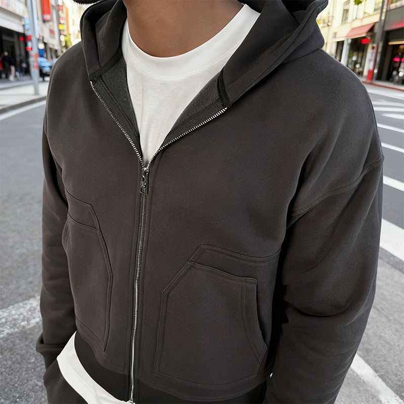 Herren-Trainingsanzug: Carpenter-Hoodie mit Reißverschluss & Jogginghose