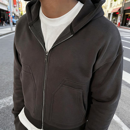 Herren-Trainingsanzug: Carpenter-Hoodie mit Reißverschluss & Jogginghose