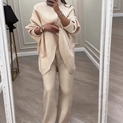 ⏳Zeitlich begrenzte Sonderaktion⏰Damen Oversize-Pullover & Hose Set